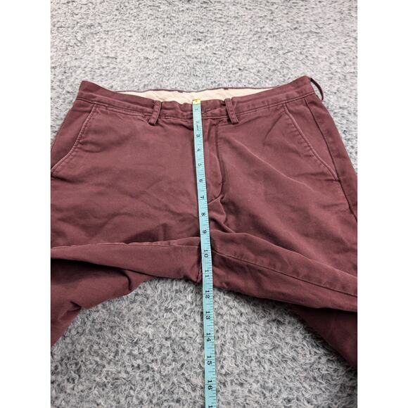 J Crew Pants Mens 30x30 Red Broken In Chino Preppy Straight Classiccore Casual - Picture 7 of 10